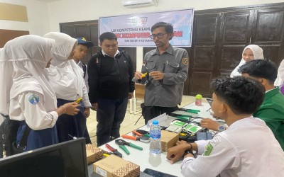 SMP/MTs di Kabupaten Kotabaru Ramai Kunjungi SMKN 1 Kotabaru