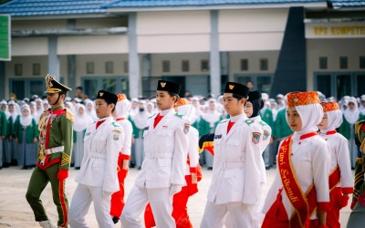 SMKN 1 Kotabaru Gelar Upacara Peringatan Hari Sumpah Pemuda 2024
